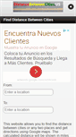 Mobile Screenshot of distancebetweencities.us